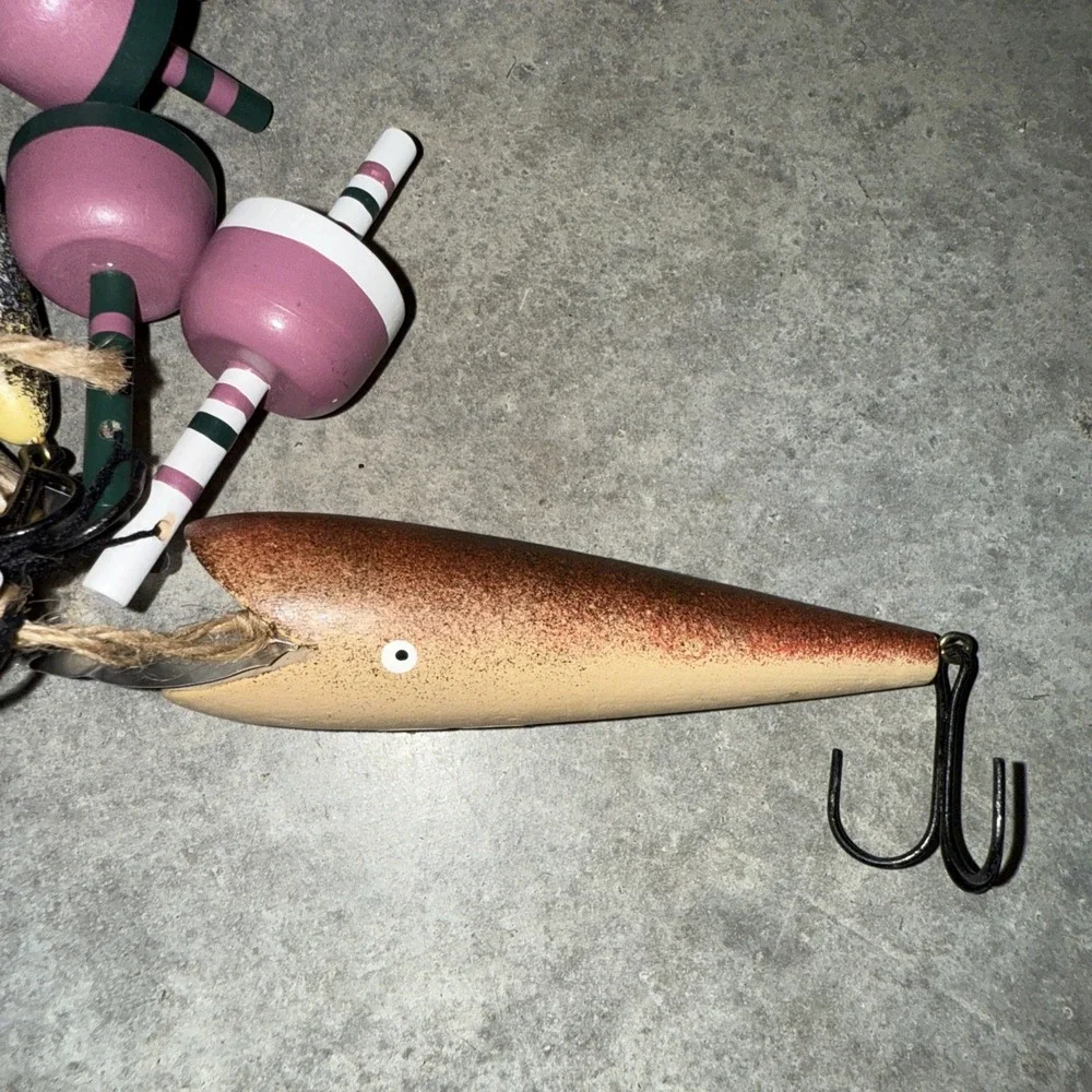 Lots Of Hand-Painted Wooden Crankbait Fishing Lure 4